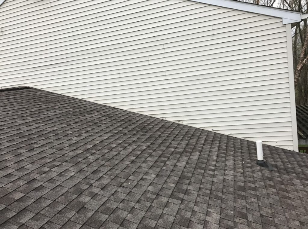 Missing house wrap under the siding